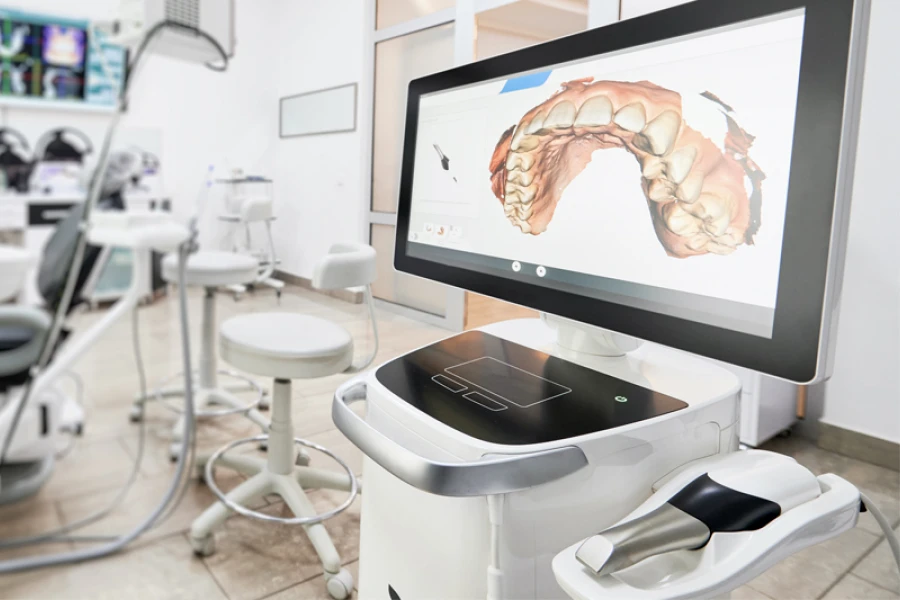 Advanced dental technology and equipment in pristine treatment room